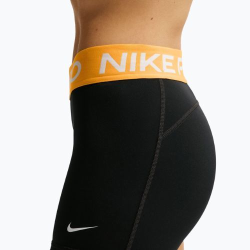 Dámske šortky Nike Pro Mid-Rise Biker 3" black/university gold/white