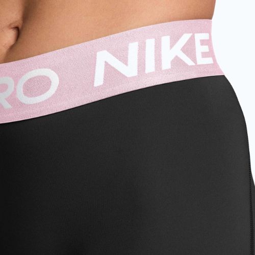 Dámske šortky Nike Pro Mid-Rise Biker 3" black/pink foam/white