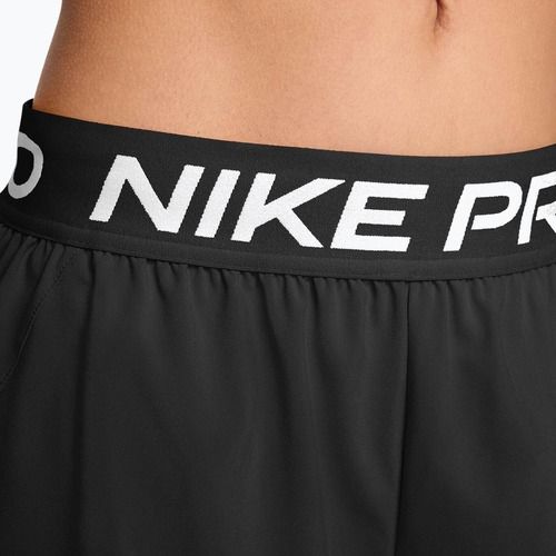 Dámske tréningové šortky Nike Pro Dri-Fit Mid-Rise Brief-Lined 3" black/white