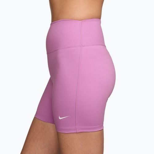 Dámske šortky Nike One High-Waisted Biker 5" light magenta/white