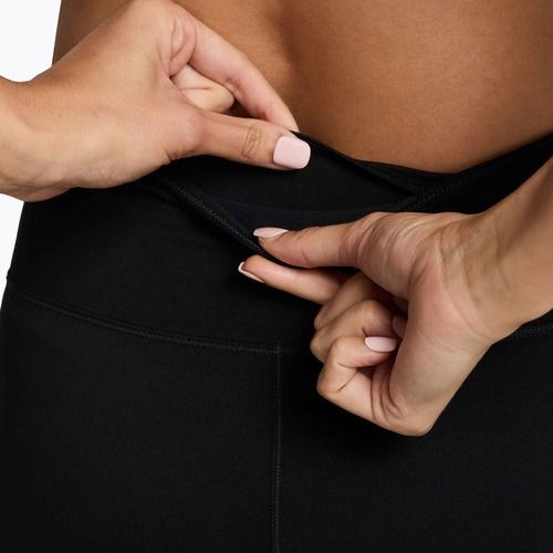 Dámske šortky Nike One High-Waisted Biker 5" black/white