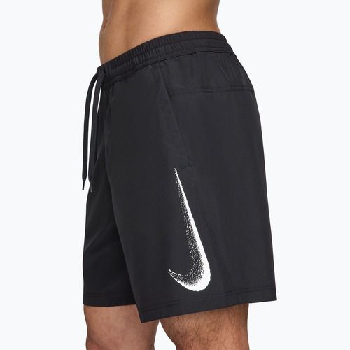 Pánske tréningové šortky Nike Form Dri-Fit GFX 7" black/white