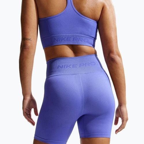 Dámske šortky Nike Pro Seamless High-Waisted Biker 5" sapphire