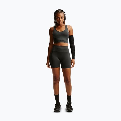 Dámske šortky Nike Pro Seamless High-Waisted Biker 5" dark smoke grey