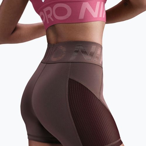 Dámske šortky Nike Pro Sculpt High Waisted 5" Biker tattoo/burgundy crush/white