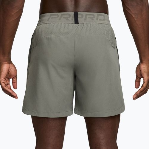 Pánske šortky Nike Pro Training Dri-Fit 6" light army/light liquid lime