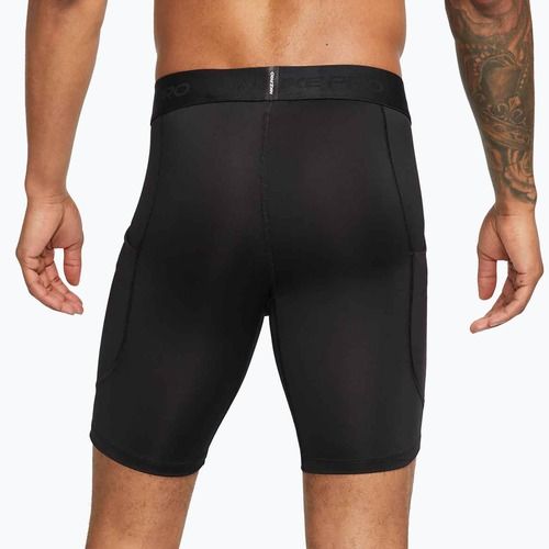 Pánske tréningové šortky Nike Pro Dri-Fit Fitness Long black/white