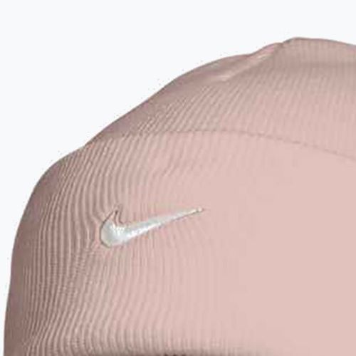 Zimná čiapka Nike Peak Swoosh Beanie s rozparkom red/white