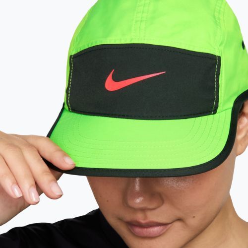 Šiltovka Nike Dri-Fit Fly electric green/black spruce/hot lava
