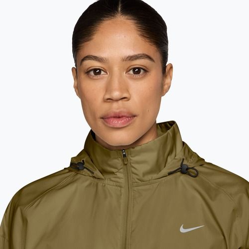 Dámska bežecká bunda Nike Tempo Repel olive flak