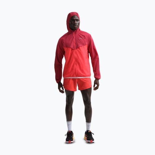 Pánska bežecká bunda Nike Stride Repel UV team crimson/light crimson