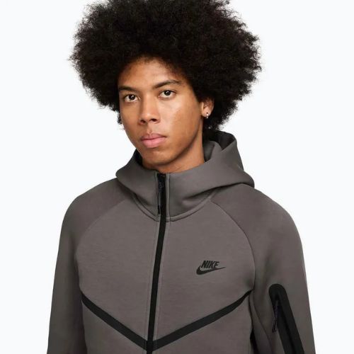 Pánska mikina Nike Tech Windrunner Full Zip cave stone/black