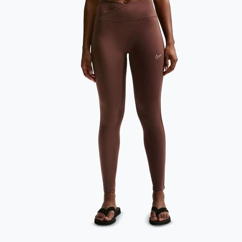 Dámske legíny Nike One High-Waisted Seamless light chocolate