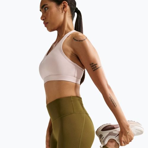 Dámske bežecké legíny Nike Tempo High-Waisted 7/8 olive flak