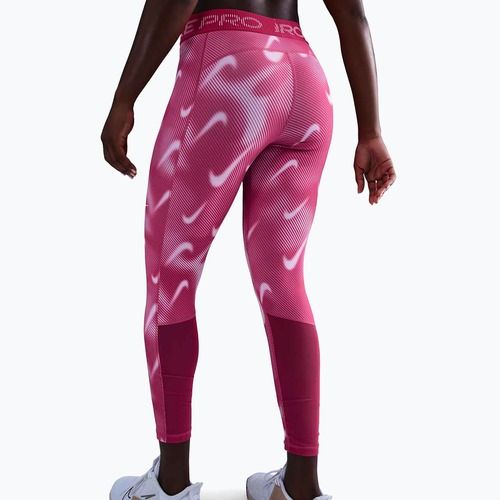 Dámske tréningové legíny Nike Pro Mid-Rise 7/8 rush pink/pink foam/white