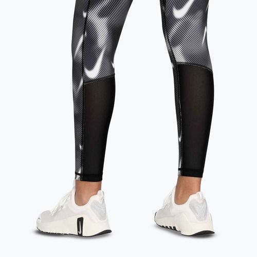 Dámske tréningové legíny Nike Pro Mid-Rise 7/8 black/white/white