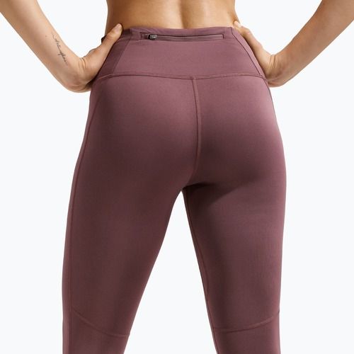 Dámske bežecké legíny Nike Tempo Swoosh Run High-Waisted 7/8 tattoo/white