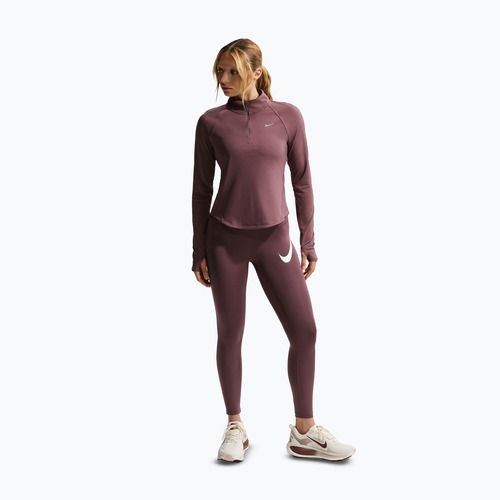 Dámske bežecké legíny Nike Tempo Swoosh Run High-Waisted 7/8 tattoo/white