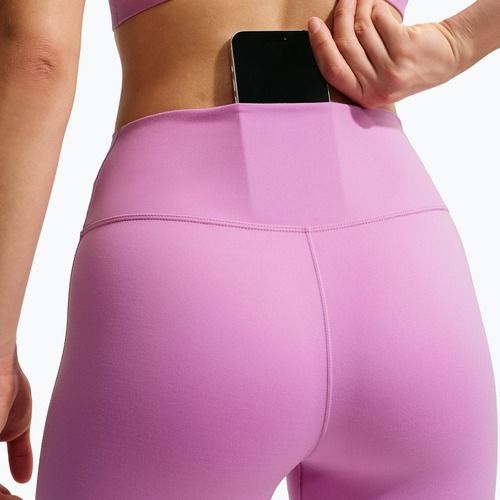 Dámske legíny Nike One Seamless Front High-Waisted light magenta/white