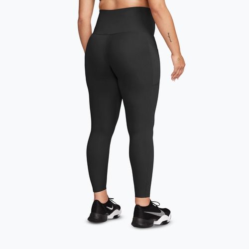 Dámske tréningové legíny Nike One Maternity High-Waisted 7/8 black/white