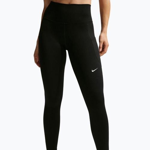 Dámske tréningové legíny Nike One High-Waisted 7/8 black/white