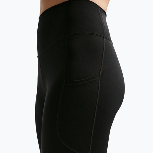 Dámske tréningové legíny Nike One High-Waisted 7/8 black/white