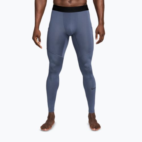 Pánske tréningové legíny Nike Pro Dri-Fit Tight Fitness diffused blue/black