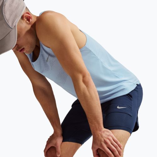 Pánske bežecké šortky Nike Stride Dri-Fit Hybrid 5" midnight navy