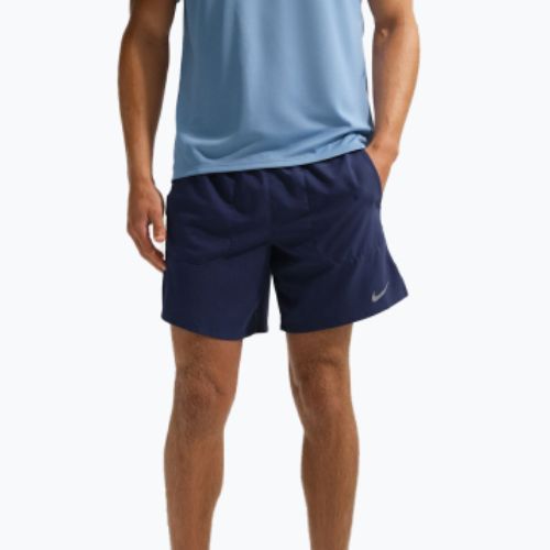 Pánske bežecké šortky Nike Stride Dri-Fit Brief-Lined 7" midnight navy