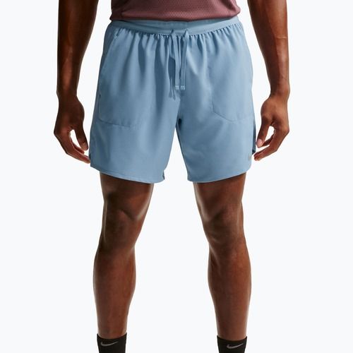 Pánske bežecké šortky Nike Stride Dri-Fit 2in1 7" work blue