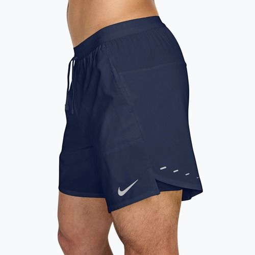 Pánske bežecké šortky Nike Stride Dri-Fit 2in1 7" midnight navy