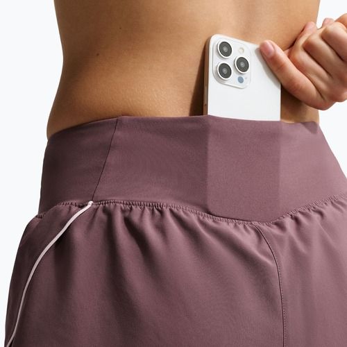 Dámske bežecké šortky Nike Tempo Swoosh Dri-Fit Mid-Rise Brief-Lined tattoo/pin foam