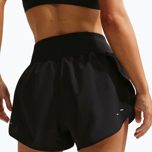 Dámske bežecké šortky Nike Tempo Swoosh Dri-Fit Mid-Rise Brief-Lined black/white