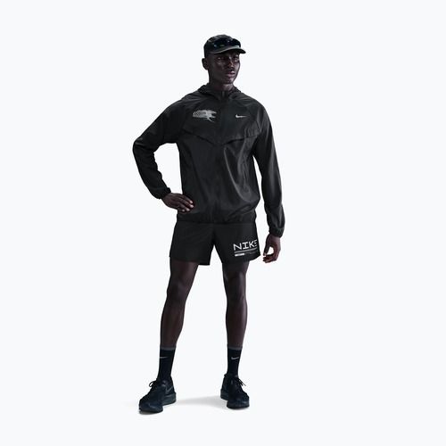 Pánske bežecké šortky Nike Challenger Winterized 2in1 black/anthracite
