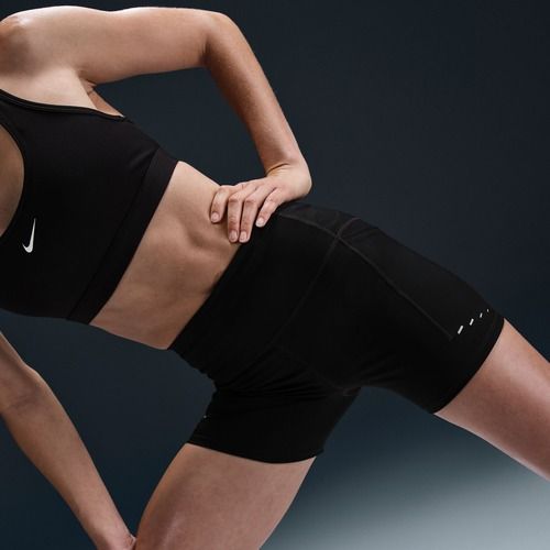 Dámske bežecké šortky Nike Swift High-Waisted 4" black