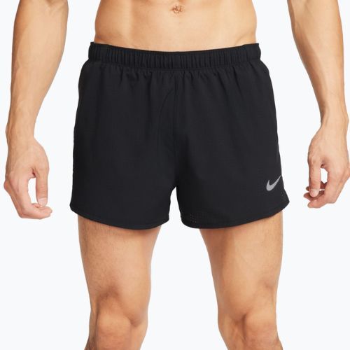 Pánske bežecké šortky Nike Fast Dri-Fit Brief Lined 3" black/black