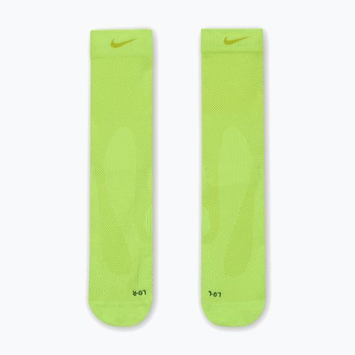 Ponožky Nike Running Lightweight Crew volt/bright cactus/black/bright cactus