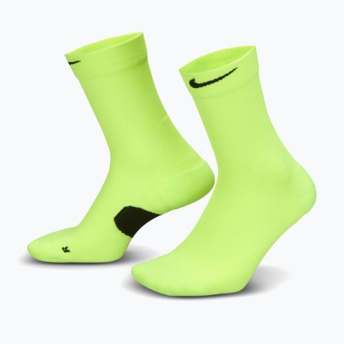 Ponožky Nike Running Midweight Crew Volt/Black/Black