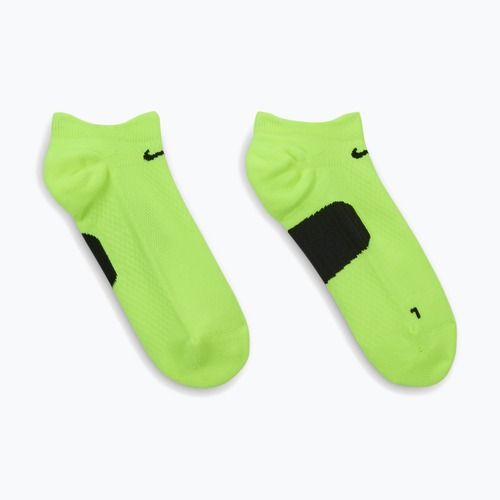 Ponožky Nike Running Midweight No-Show volt/black/black