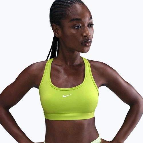 Fitness podprsenka Nike Swoosh Light Support cyber/white