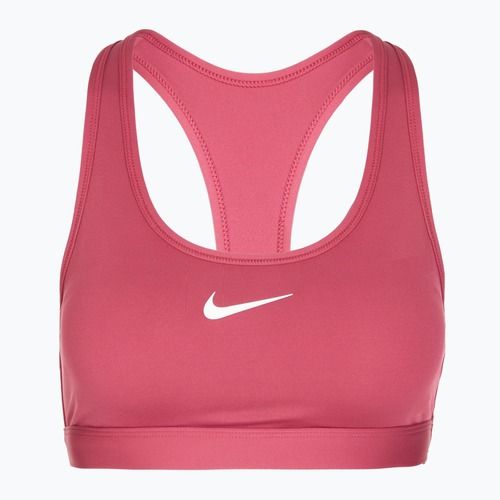 Fitness podprsenka Nike Swoosh Medium Support sweet beet/white