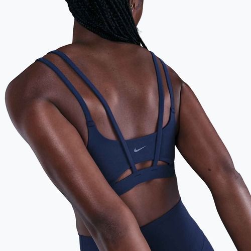Športová podprsenka Nike Zenvy Strappy midnight navy/white