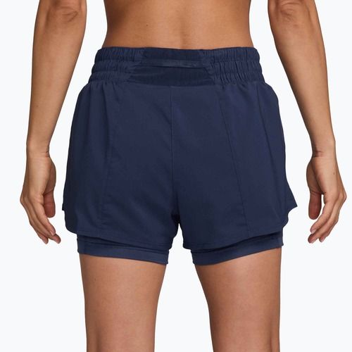 Dámske bežecké šortky Nike One Dri-FIT 2IN1 midnight navy/white