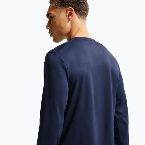 Pánske bežecké tričko s dlhým rukávom Nike Miler Dri-Fit UV midnight navy