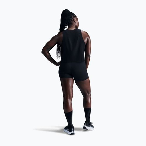 Dámske bežecké tielko Nike AeroSwift Dri-Fit ADV Cropped Tank Top black/white