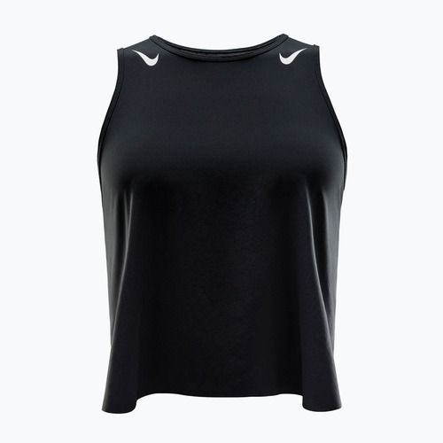 Dámske bežecké tielko Nike AeroSwift Dri-Fit ADV Cropped Tank Top black/white
