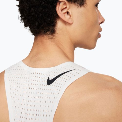 Pánske bežecké tričko Nike AeroSwift Dri-Fit ADV Summit White/Black