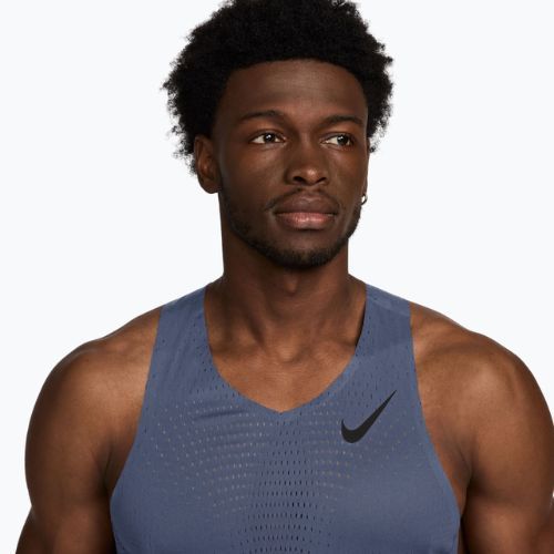 Pánske bežecké tričko Nike AeroSwift Dri-Fit ADV diffused blue/black