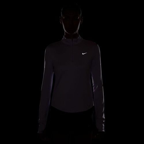 Dámske bežecké tričko s dlhým rukávom Nike Swift Dri-Fit UV 1/4-Zip violet mist