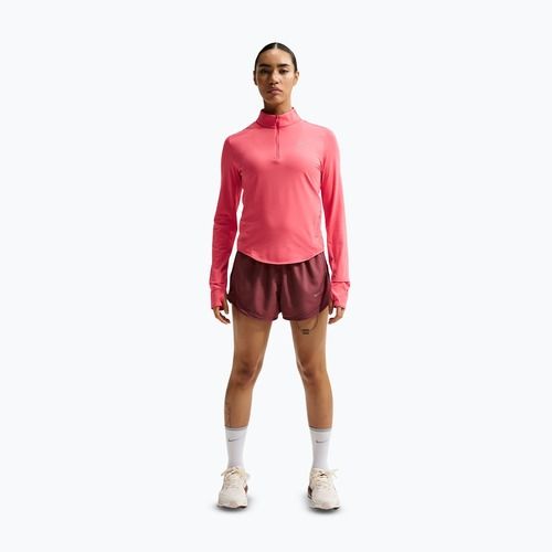 Dámske bežecké tričko s dlhým rukávom Nike Swift Dri-Fit UV 1/4-Zip sea coral